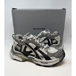 Balenciaga Runner Sneaker Grey/White/Black Size 8 US 41 EU